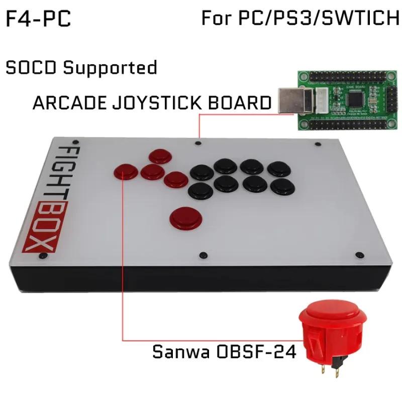  ư Ʈڽ Ÿ ̵ ̽ƽ Ʈڽ ƽ  Ʈѷ, PS4, PS5, PC Sanwa OBSF-24 30 Transpare, F4, ǰ
